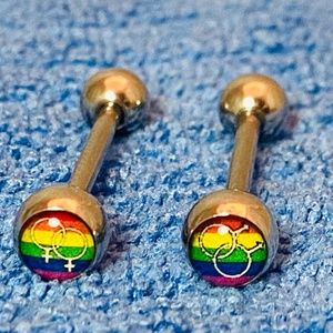 🌳 4/$20 🌈“PRIDE” Package - 2 Tongue Rings